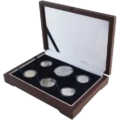 Guardhouse Wood Display Box - GH-W1300 - Direct Fit Mint or Proof Set Cent - Lg $ / ASE (4S,1M,1L)