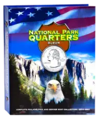 National Park Quarters Full Color Album P&D Mints