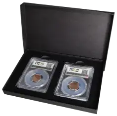 2 Slab Paperboard Certified Coin Gift Box