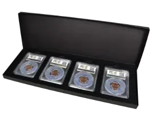4 Slab Paperboard Certified Coin Gift Box