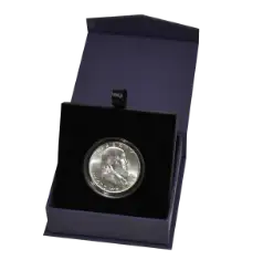 Folding Coin Capsule Box with Magnetic Lid and Stand Insert - Medium Capsule
