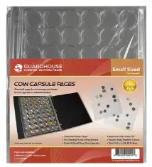 Coin Capsule Page - Small (PET Vac Form)