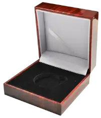 L Capsule Box with Faux Wood Grain Finish