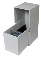 NGC and PCGS Slab Storage Box - Holds 10 Certified Coins (White)