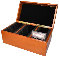 Wood Display Box for 45 PSA Graded Cards
