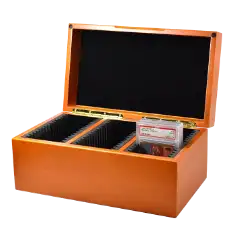 Wood Display Box for 45 PSA Slabs (For Early Model PSA Slabs)