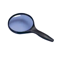 Round Hand Magnifier - 7" Diopter