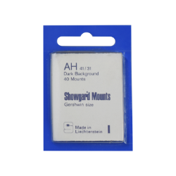41x31mm Showgard Mounts - Pre-cut Singles (Black)