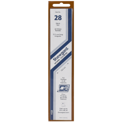 Showgard Mounts - 215mm Strips (Black) - 28x215mm
