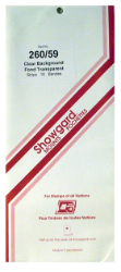 260x59 Showgard Blocks, Strips and Souvenir Sheets (Clear)