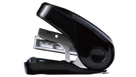 Flat Clinch Stapler- Mini (Black)
