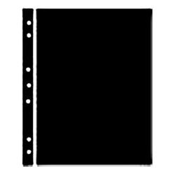 Hagner Stock Sheets 8 Row Black One Sided