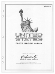 Plate Block Album Pages Vol. A (1901-1963)