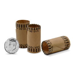 Preformed Tube Coin Wrappers - Half Dollar