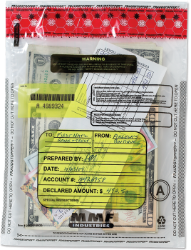 Tamper Evident 9x12 Clear "Deal" Bag - 100/pack