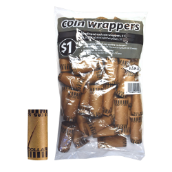 36 Preformed Small Dollar Coin Wrappers