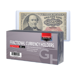 Fractional Currency Sentry Holders - 5 7/16x3 3/16