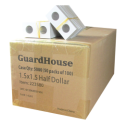 Guardhouse 1.5x1.5 Half Dollar - 100/Bundle