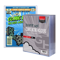 Silver Comic Book Sentry Holders - 7.56" x 11" x 5mm