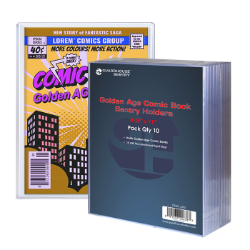 Golden Age Comic Book Sentry Holders 8.15" x 11"