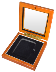 Wood Glass-Top Display Slab Box - 1 Slab Universal