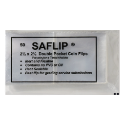 SAFLIP 2.5x2.5 Coin Flips