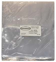 2 Pocket Pages (Archival) 100 per pack - Graded Currency