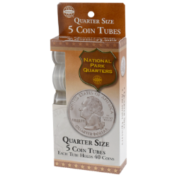 5 Round Coin Tube - Quarter