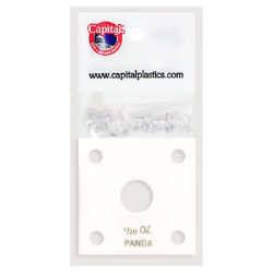 Capital Plastics 144 Coin Holder - 1/20 OZ PANDA (White)