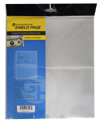 Guardhouse Shield 2 Pocket Archival (10 pack) Polypropylene Pages