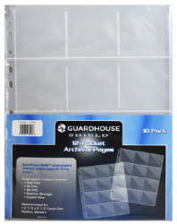 Guardhouse Shield 12 Pocket (10 pack) Polypropylene Pages
