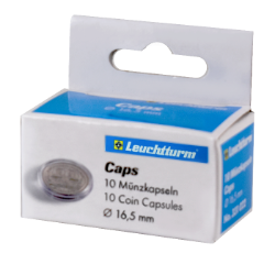 16.5mm - Coin Capsules (Pack of 10)