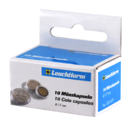 17mm - Coin Capsules (pack of 10)