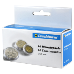 45mm - Coin Capsules (pack of 10)