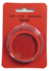 Air Tite 39mm Retail Package Holders - Holiday Ornament Red