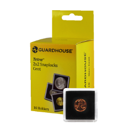 Cent 2x2 Tetra Snaplock Coin Holder - 10 per pack