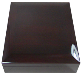 Oversized NGC Slab Box with Dome Lid and Piano Finish