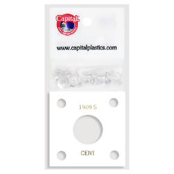 Capital Plastics 144 Coin Holder - 1909S Cent