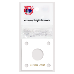 Capital Plastics 144 Coin Holder - Indian Cent