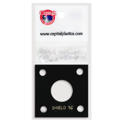 Capital Plastics 144 Coin Holder - Shield Nickel