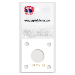 Capital Plastics 144 Coin Holder - Liberty Nickel