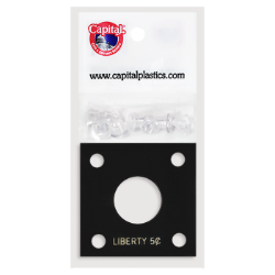 Capital Plastics 144 Coin Holder - Liberty Nickel