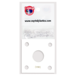 Capital Plastics 144 Coin Holder - Dime