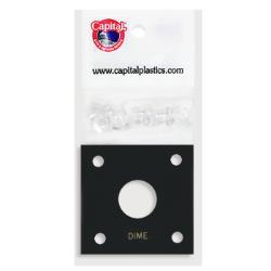 Capital Plastics 144 Coin Holder - Dime