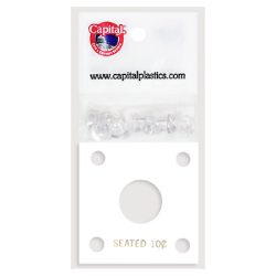 Capital Plastics 144 Coin Holder - Seated Liberty Dime