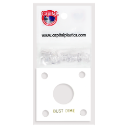 Capital Plastics 144 Coin Holder - Bust Dime