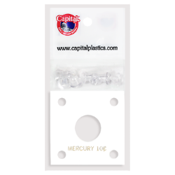 Capital Plastics 144 Coin Holder - Mercury Dime