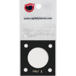 Capital Plastics 144 Coin Holder - Half Dollar