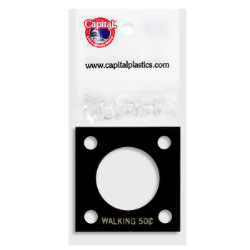 Capital Plastics 144 Coin Holder - Walking Half Dollar