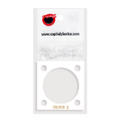 Capital Plastics 144 Coin Holder - Silver $
